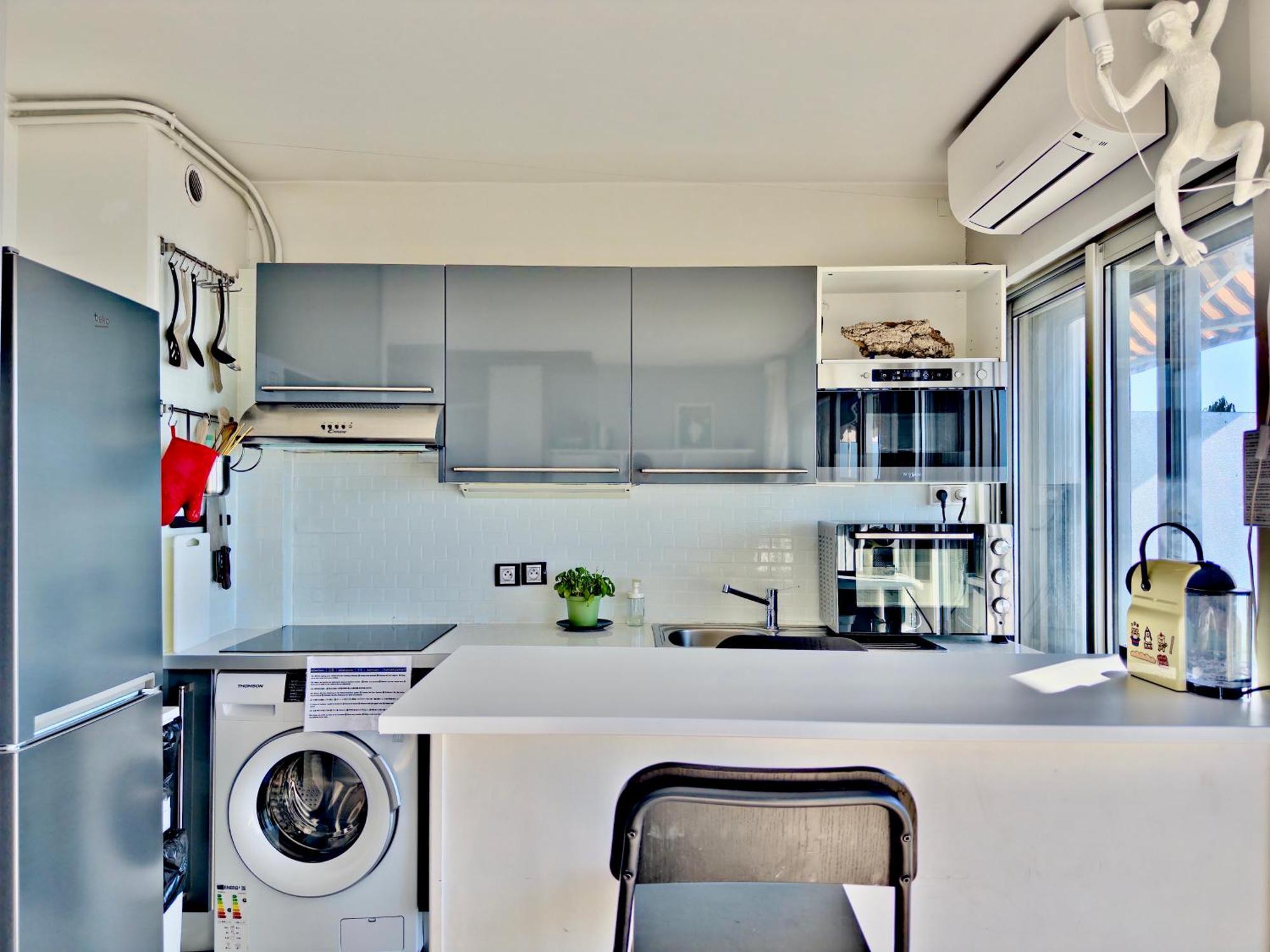 Panoramic Sea View Studio 24H Checkin กาญเนอ-ซูร์-แมร์ ภายนอก รูปภาพ